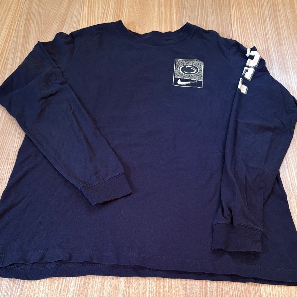 Nike The Nike Tee Penn State long sleeve tee shirt navy